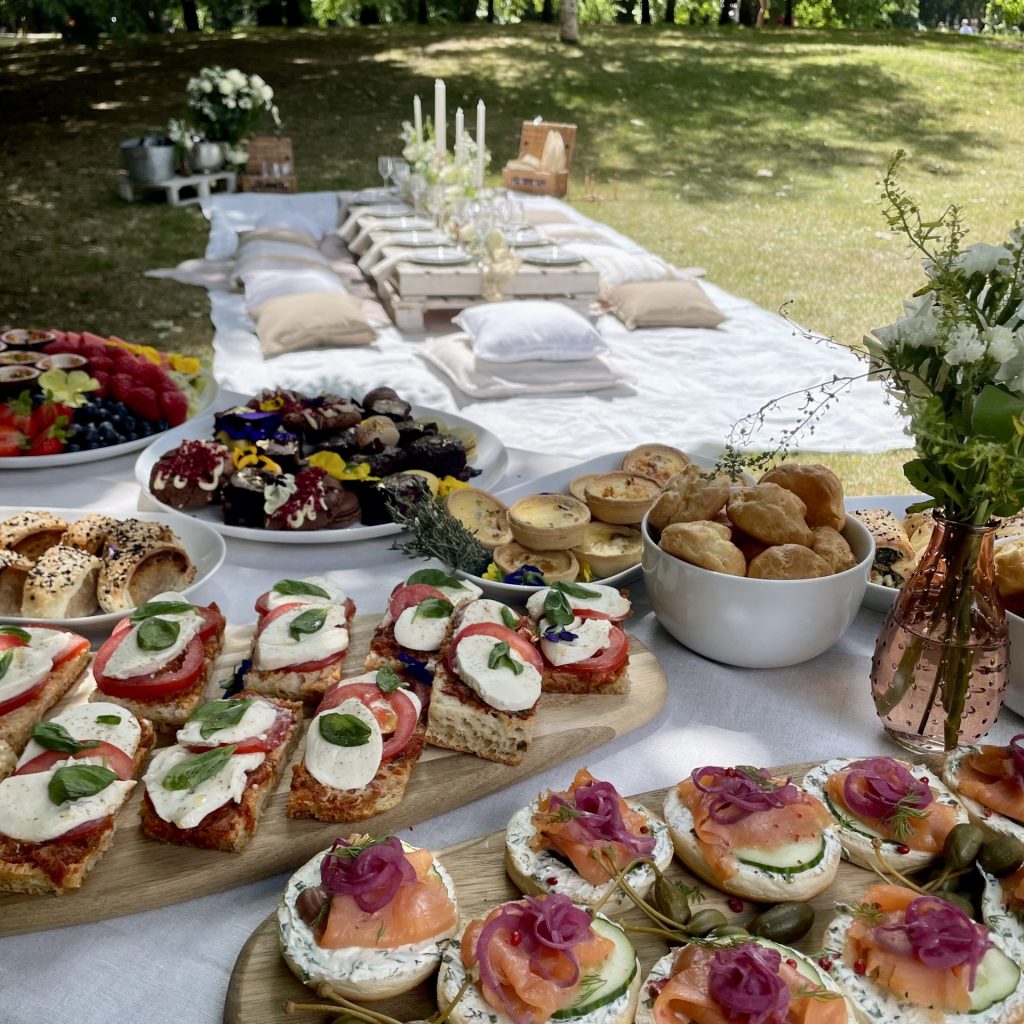 Fancy Picnic with food Fancy Picnic with food